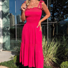 rosa prosa vestido viscose pink 1
