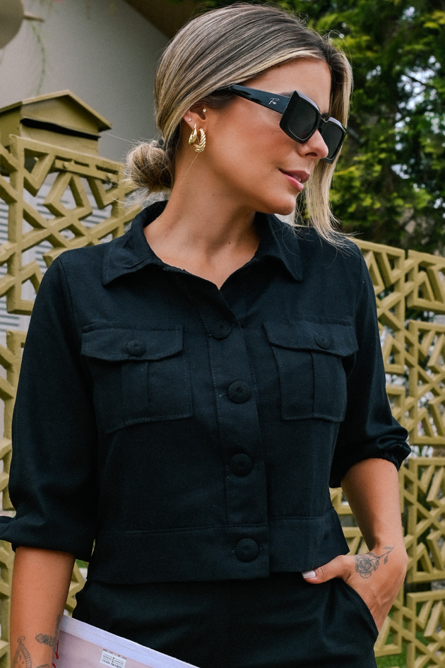 jaqueta feminina de linho rosa prosa 8