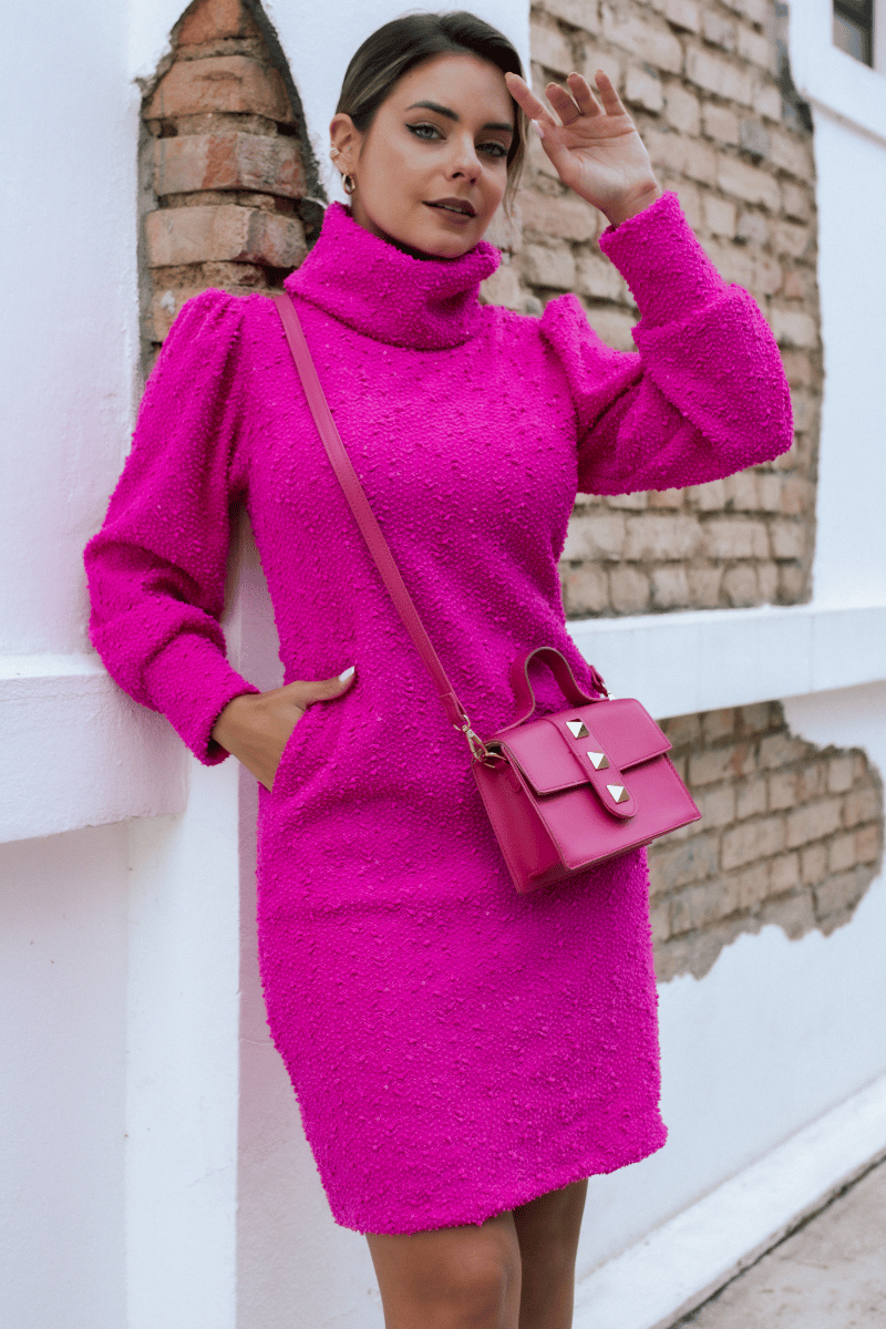 Pink Tricot Vestido Tricot Modal VESTIDO RUTH