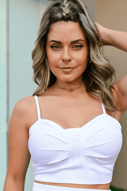 shorst e cropped em viscose rosa prosa 11