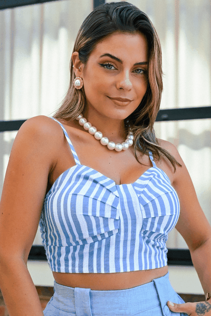 cropped listrtado shirts rosa prosa 9