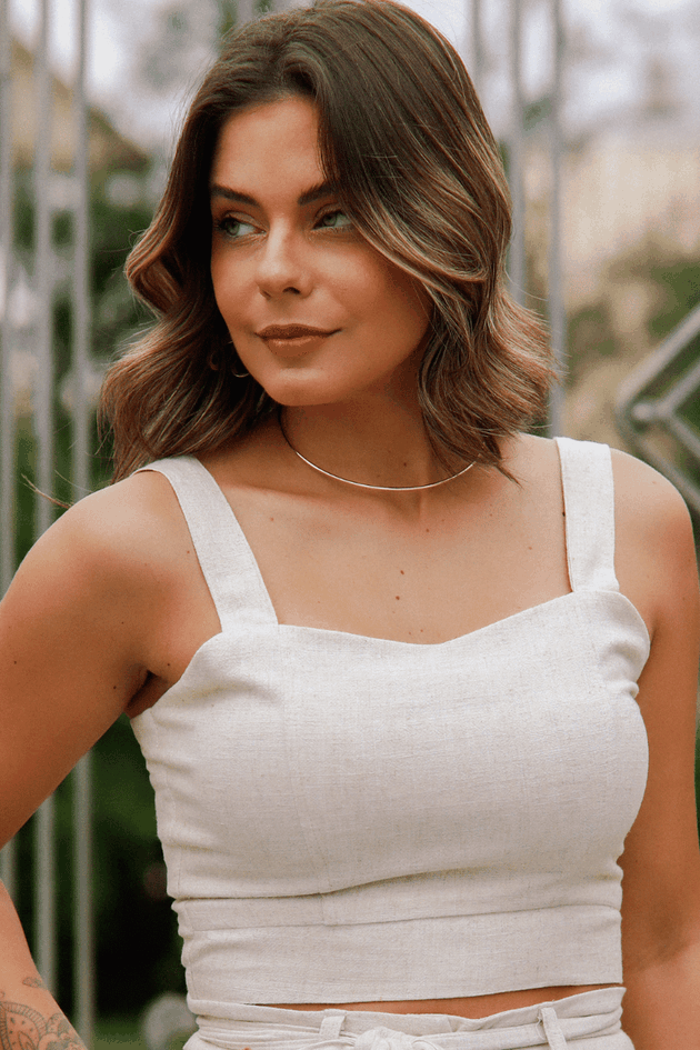 cropped feminino shorts feminino rosa prosa 5