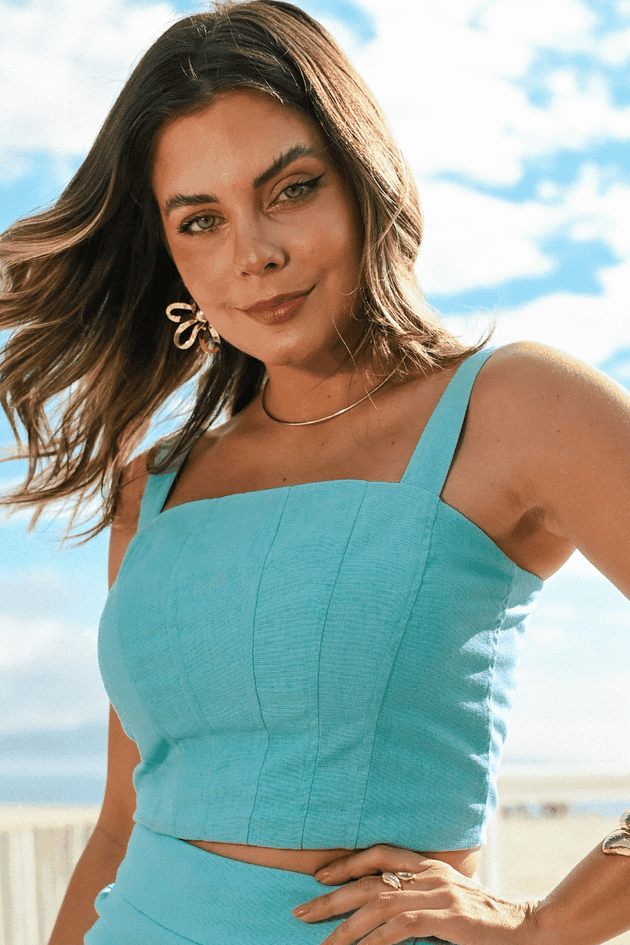 blusa cropped short saia rosa prosa 7