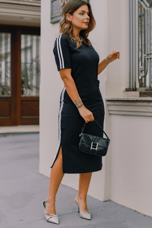 vestido midi feminino moletinho plus size rosa prosa 13