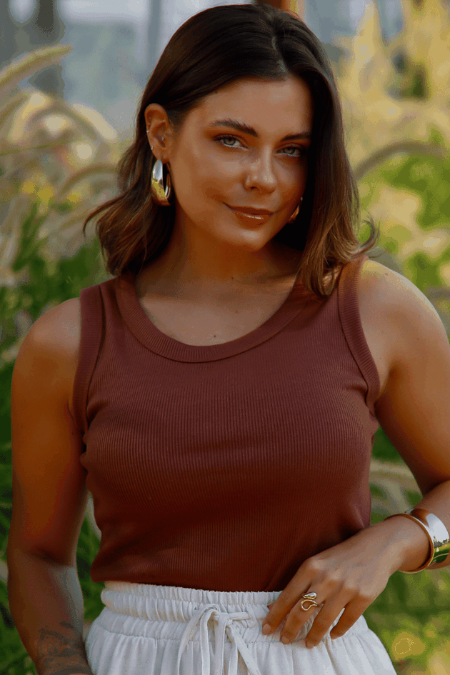 regata feminina canelada rosa prosa 4