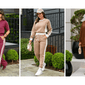 conjunto feminos confort rosa prosa