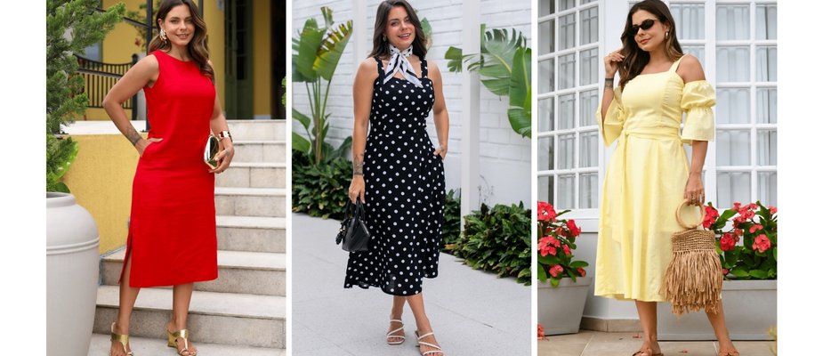 Como Usar Vestido Midi no Verão: Guia de Looks por Ocasião